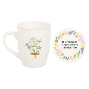Sunshinz Giftware: Mt Meru -If Grandmas were Flowers & coaster Set