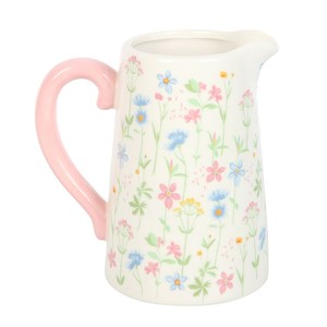 Sunshinz Giftware: Mt Meru -Blooming Floral Print Flower Jug