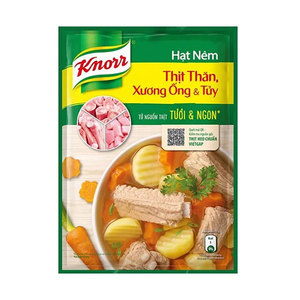 Products: Hạt nêm thịt thăn, xương ống, tủy Knorr gói 400g