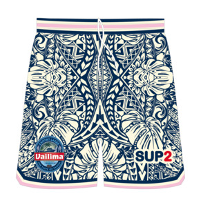Vailima Pink Tapa Basketball Short