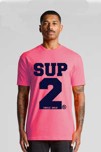 BIG BLOCK Men's Tee- Pink