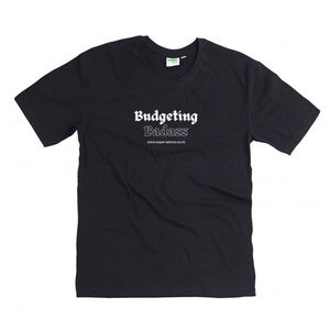 Products: Budgeting Badass Black Super-Advice T-Shirt
