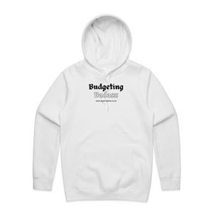 Budgeting Baddass White Hoodie