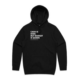Cash is King Budget is Queen Black Hoodie