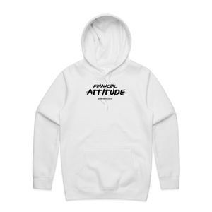 Financial Attitude White Hoodie