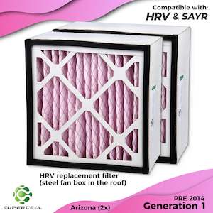 HRV filters Arizona compatible x2 Generation 1