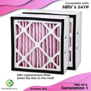 Popular Air Filters Australia: HRV FILTER x 2 Gen 1 Pre 2014