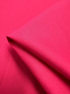 Fabric Plain Sateen: Plain Sateen - Rose Red - 140cm
