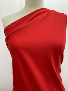 Fabric Interlock: Interlock - Red - 135cm