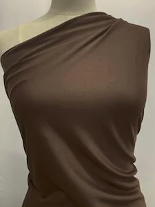 Fabric Interlock: Interlock - Brown- 150cm