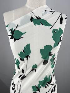 Textured Chiffon - Viridis Silhouette - 150cm