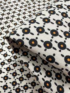 Fabric Printed Bengaline: Printed Bengaline - Radar - 150cm