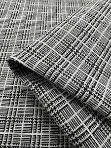Fabric Printed Bengaline: Textured Bengaline - Plaidly - 150cm