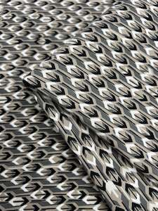 Fabric Printed Bengaline: Printed Bengaline - Directions - 150cm