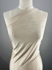 Fabric Summer Knit: Shimmer Knit - Nude - 150cm