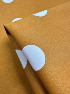 Fabric Printed Sateen: Cotton Sateen - Polka Yam - 125cm