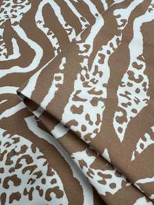 Fabric Printed Bengaline: Printed Bengaline - Jungle Fusion - 150cm