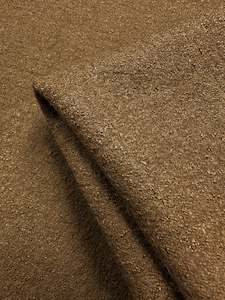 Wool Fabric: Boiled Wool - Tobacco - 145cm