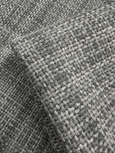 Summer Linen: Chunky Basket-Weave Upholstery - Marque Dove - 145cm