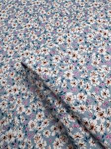 Cotton Sateen - Bluebell Meadows - 150cm