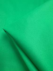 Fabric Plain Sateen: Plain Sateen - Kelly Green - 150cm
