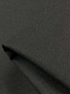 Wool Fabric: Superfine Suiting - Black - 150cm