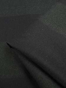 Wool Fabric: Virgin Wool - Two Tone Black Khaki - 150cm