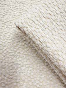 Clearance: Chenille Upholstery - Otto Snow - 150cm