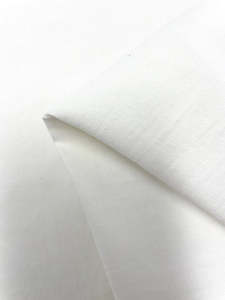Fabric Plain Bengaline: Stretch Linen Bengaline - Ivory - 150cm