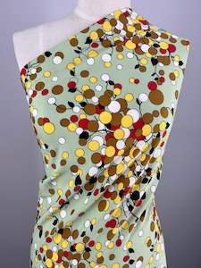 Clearance: Deluxe Print - Sienna Dots & Vines - 150cm