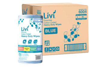 Cleaning Cloths: Livi Mp A/bac Roll Wipes