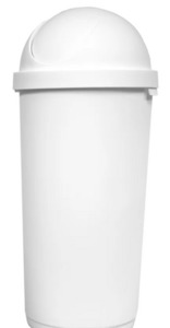 Rubbish Bags And Bins: Round Swing Top Bin 40lt (w)