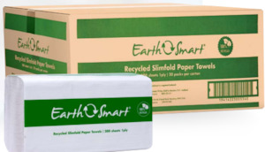 Toilet Paper Supplies: Earthsmart Recycled Slim Paper Towels (20x200) 4000