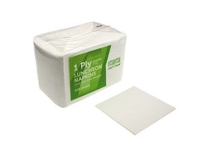 Serviettes Luncheon Environap White 1ply (3000)