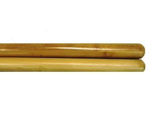 Brooms: Wooden handle