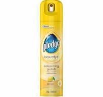 Detergent, Furniture, General Cleaners: Pledge Lemon 330g