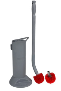 Brushes, Dusters, Floor Squeegees: Unger Toilet Brush Set C/w Brush Heads (2)