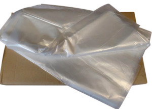 Rubbish Bags And Bins: Rubbish Bag 240lt Clear Poly 35mc