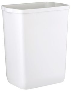 Rubbish Bags And Bins: WASTE PAPER BIN BASE 43L Wall Mount