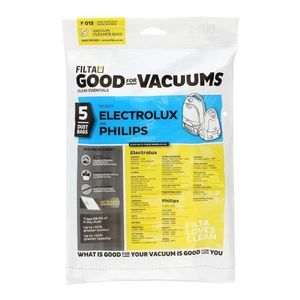 Spares & Accessories: Electrolux Oxy/philips Vac Bags (5) (71012)