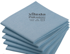 Cleaning Cloths: Vileda Pva Micro Cloth Blue
