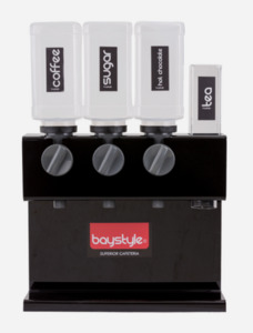 Dispensers: Beverage Bar Wall Dispenser 3 + 1