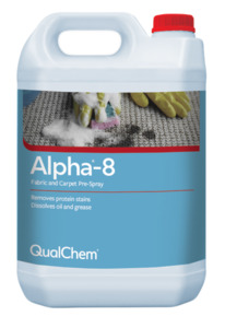 Qualchem - Chemicals: Alpha 8 Fabric Pre Spray 5l