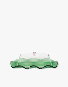 Areaware: Everything Nice Butter Dish - Green