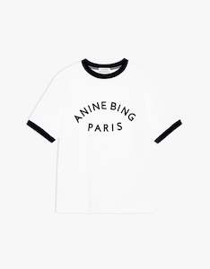 Anine Bing: Jaylin Tee Paris - Ivory