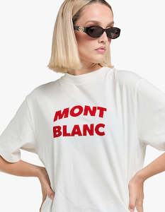 Mont Blanc Tee - Coconut