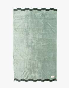 The Beach Towel - Riviera Green