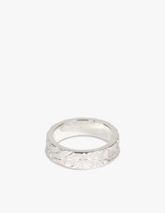 Type 004 Crumpled Ring - 925 Sterling Silver