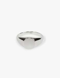 Cameron Studio: Type 018 Portrait Signet Ring - Sterling Silver