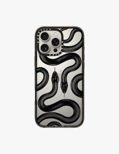 Casetify: Iphone 16 Pro Max King Blacksnake Case - Black